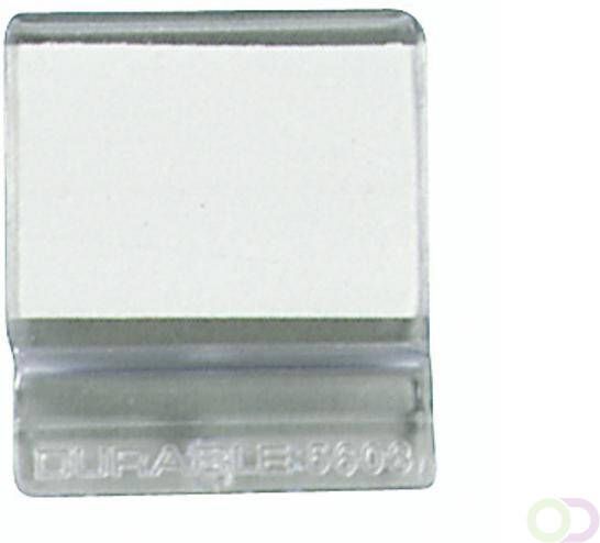 Durable Tabs 23 mm voor zichtpanelen Transparant