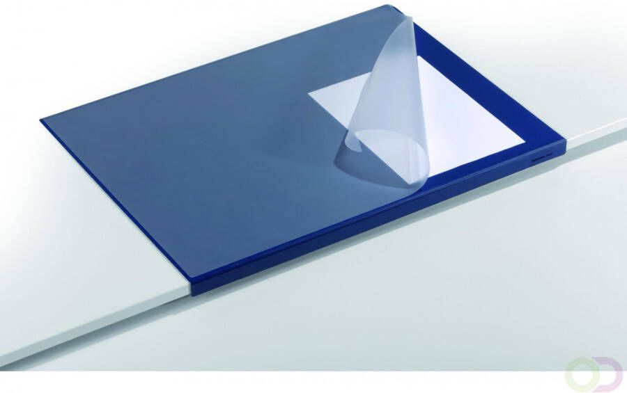 Durable Schrijfonderlegger 650x500 mm met randbescherming met transparante cover