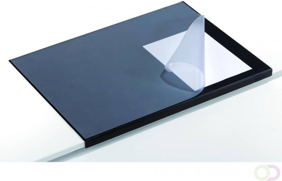 Durable Schrijfonderlegger 650x500 mm met randbescherming met transparante cover