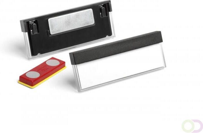 Durable Naambadge SELECT 17x67 mm met magneet Zwart