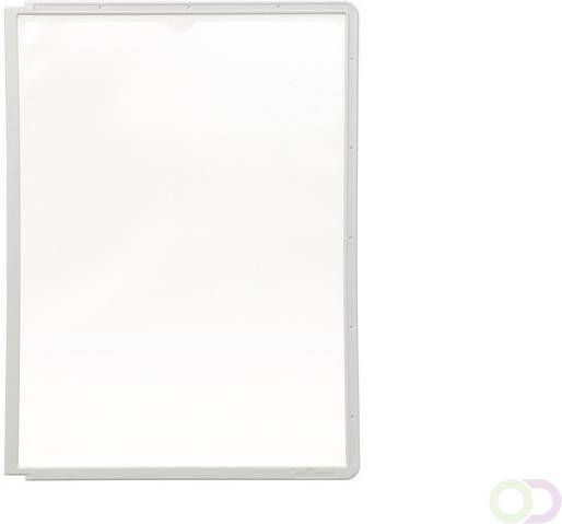 Durable SHERPA Zichtpanelen met profiellijst voor DIN A4 formaat grijs
