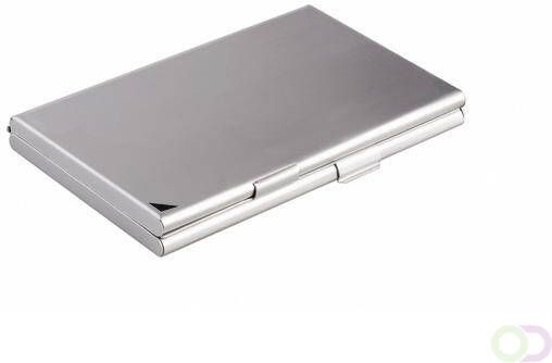 Durable Visitekaartdoosje BUSINESS CARD BOX DUO Aluminium