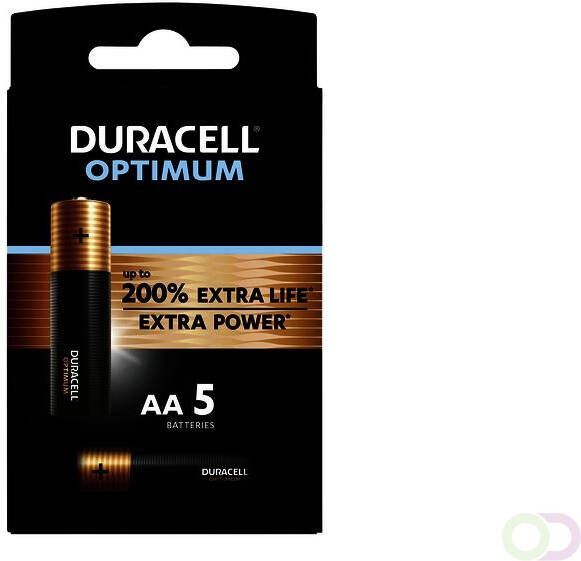 Duracell Batterij Optimum 5xAA