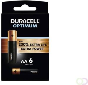 Duracell Batterij Optimum 6xAA promopack