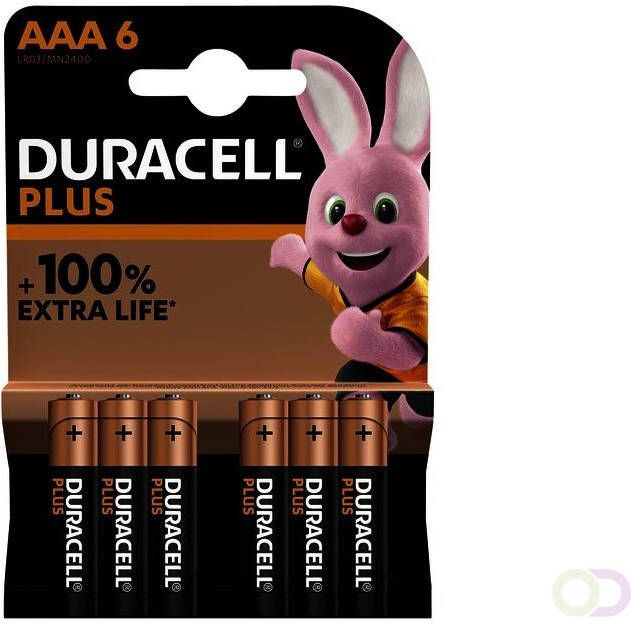 Duracell Batterij Plus 6xAAA