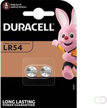 Duracell knoopcel Electronics LR54 blister van 2 stuks
