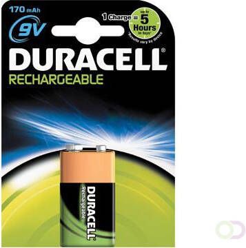 Duracell oplaadbare batterij 9V op blister