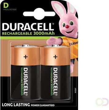 Duracell oplaadbare batterijen D blister van 2 stuks