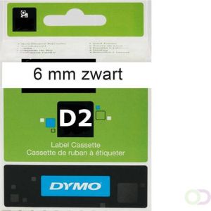 Dymo d2 tapes ft 6 mm x 10 m wit