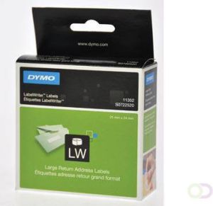 Dymo etiketten LabelWriter ft 25 x 54 mm wit 500 etiketten
