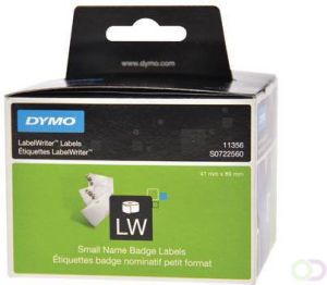 Dymo etiketten LabelWriter ft 89 x 41 mm verwijderbaar wit 300 etiketten