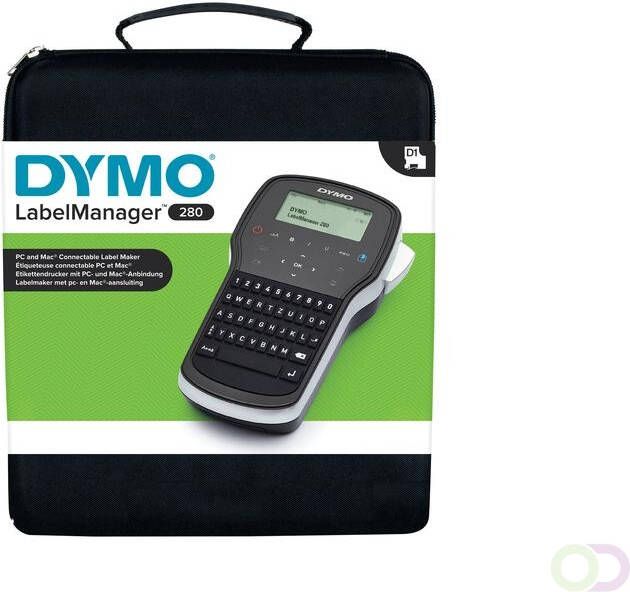 Dymo beletteringsysteem LabelManager 280 kit qwerty inclusief 2 x D1 tape draagtas en oplader