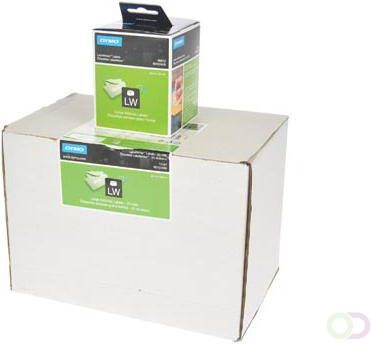 Dymo Value Pack: etiketten LabelWriter ft 89 x 36 mm wit doos van 24 x 260 etiketten