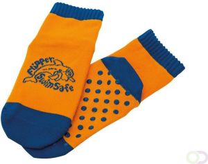 Eberhard Faber Aquasokken Flipper Swimsafe oranje blauw maat 23-26