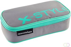 Eberhard Faber Schooletui leeg jumbo X-Style Pro grijs mint