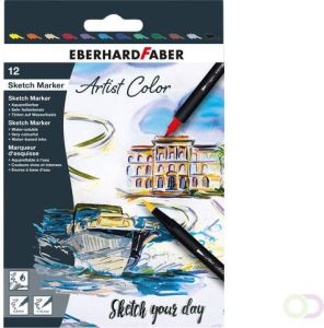 Eberhard Faber Sketchmarker 12 stuks kleuren