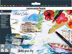 Eberhard Faber Sketchmarker 24 stuks kleuren