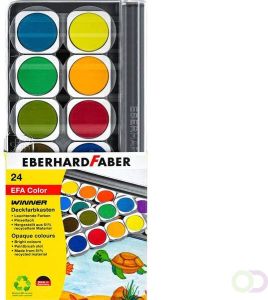 Eberhard Faber Verfdoos Winner 24 kleuren incl. mengpalet
