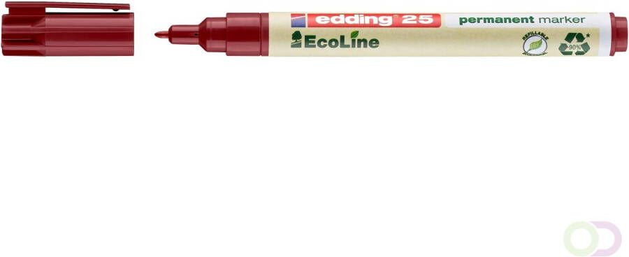 Edding Â 25 EcoLine permanent marker rood