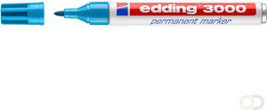 Edding Viltstift 3000 rond lichtblauw 1.5-3mm