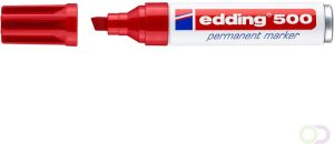 Edding Viltstift 500 schuin rood 2-7mm