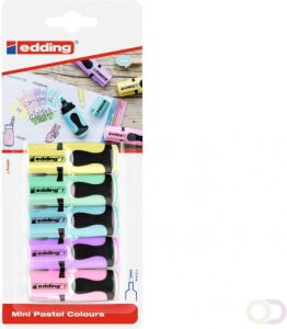 Edding Â 7 mini highlighter blister van 5 assorti