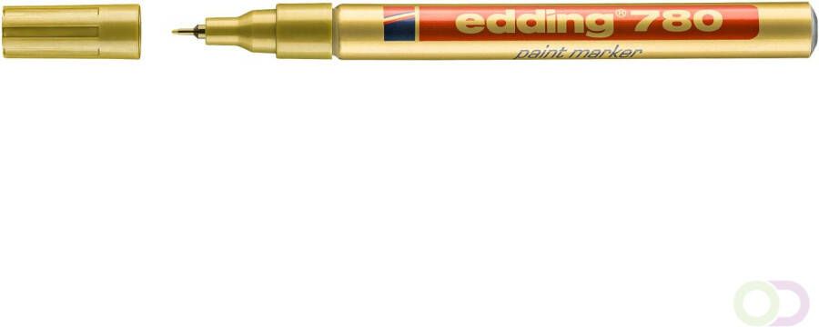 Edding Viltstift 780 lakmarker rond goud 0.8mm