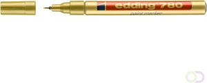 Edding Viltstift 780 lakmarker rond goud 0.8mm