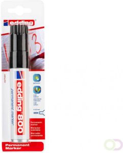 Edding Â 800 permanent marker blister van 1 zwart
