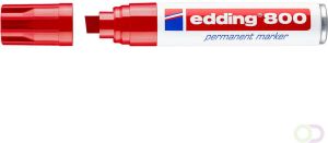 Edding Viltstift 800 schuin rood 4-12mm