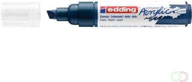 Edding Acrylmarker e-5000 breed elegant nachtblauw