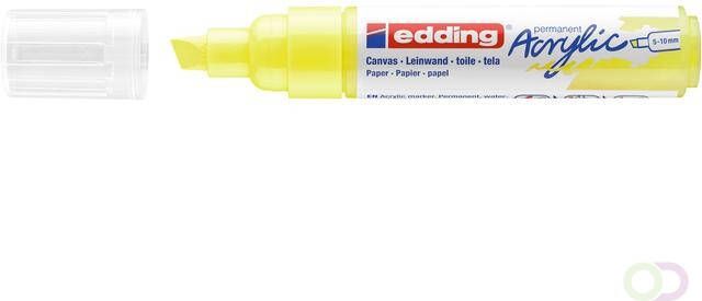 Edding Acrylmarker e-5000 breed neon geel
