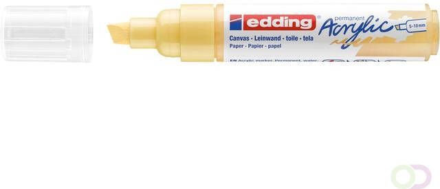 Edding Acrylmarker e-5000 breed pastel geel