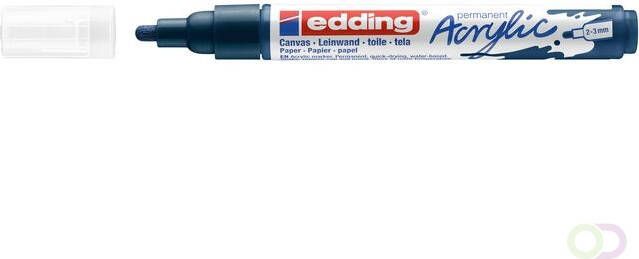 Edding Acrylmarker e-5100 medium elegant nachtblauw