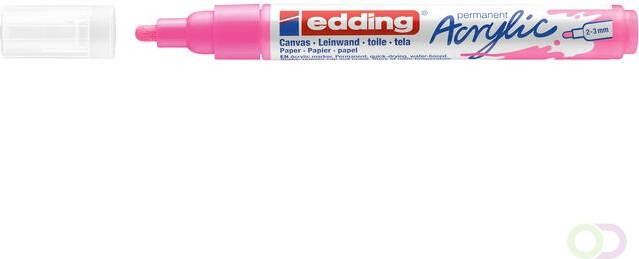 Edding Acrylmarker e-5100 medium neon roze