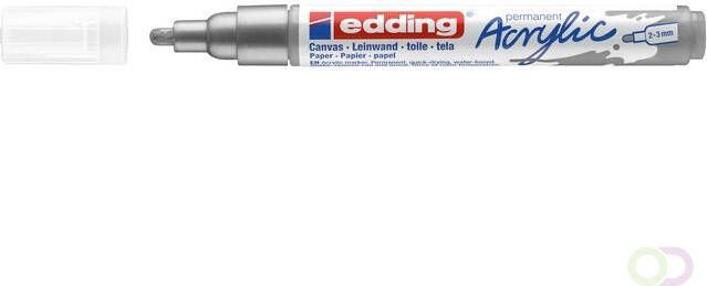 Edding Acrylmarker e-5100 medium zilver
