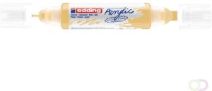 Edding Acrylmarker e 5400 3D double liner pastel geel