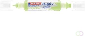 Edding Acrylmarker e-5400 3D double liner pastel groen