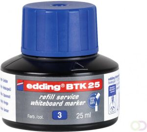 Edding Viltstiftinkt BTK25 voor whiteboard blauw