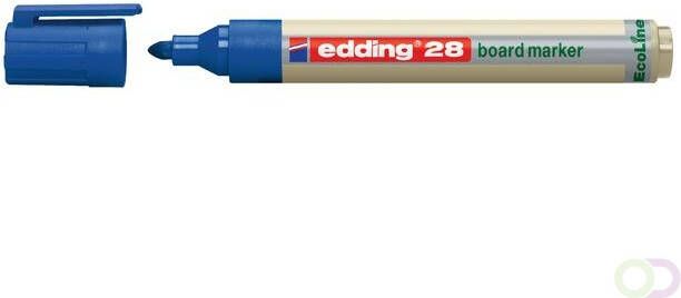 edding Ecoline Viltstift edding 28 whiteboard Eco rond blauw 1.5-3mm