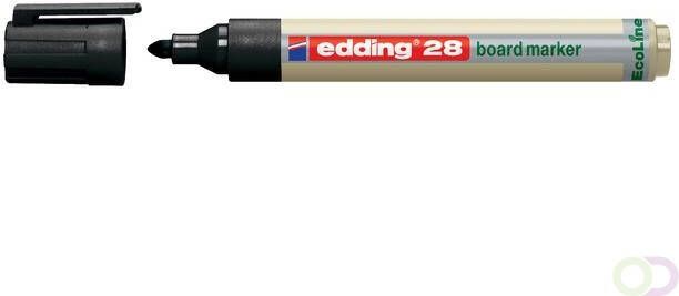 edding Ecoline Viltstift edding 28 whiteboard Eco rond zwart 1.5-3mm