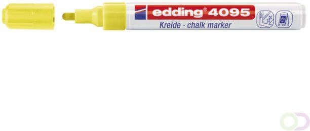 Edding Krijtstift 4095 rond neon geel 2-3mm