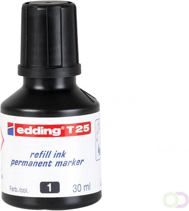 Edding navulinkt voor permanent markers e-T25 zwart 30 ml