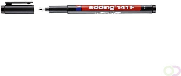 Edding Viltstift 141 rond 0.6mm zwart