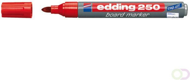 Edding Viltstift 250 whiteboard rond rood 1.5 3mm
