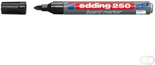 Edding Viltstift 250 whiteboard rond zwart 1.5-3mm