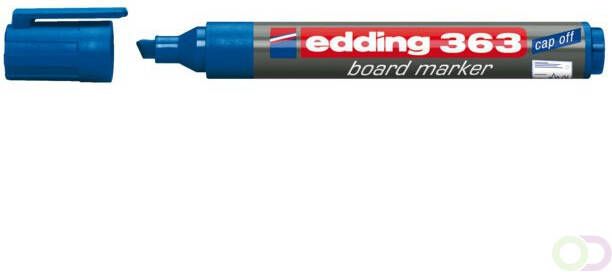 Edding Viltstift 363 whiteboard beitel blauw 1-5mm
