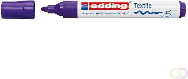 Edding Viltstift 4500 textiel rond blauw 2-3mm