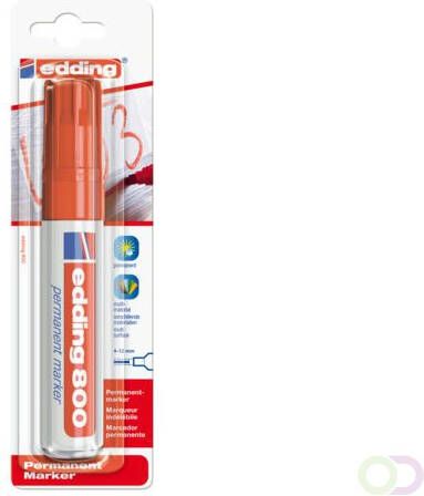 Edding Viltstift 800 schuin rood 4-12mm blister