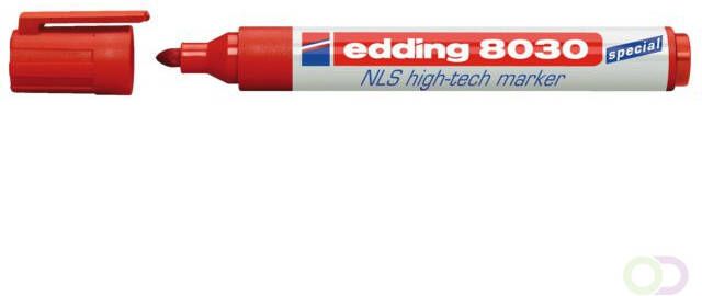 Edding Viltstift 8030 NLS High Tech marker rood 1.5 3mm